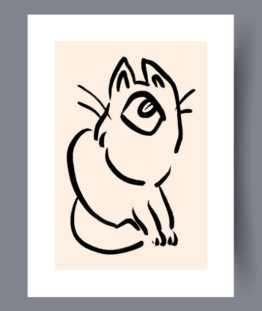 艺术墙印刷海报图片下载