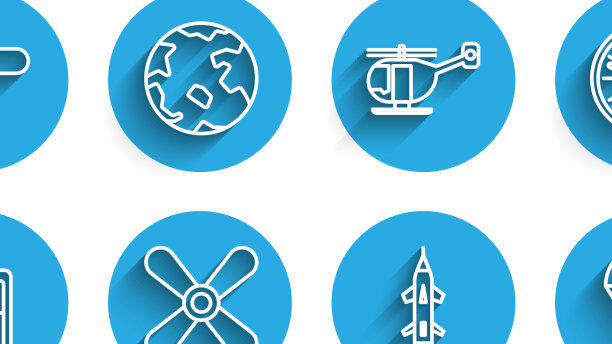 在机场飞机上设置直线金属探测器图片下载