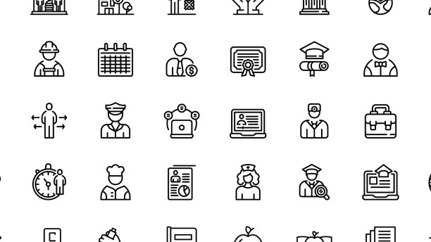 100人图标设定轮廓样式图片下载