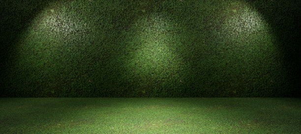 绿色房间带窗，绿色房间带灯，绿色设计图片下载