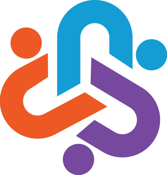 社区关怀标志设计模板图片下载