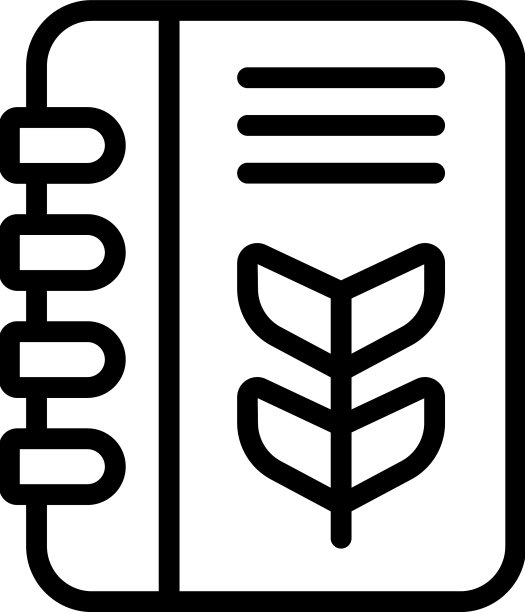 烘焙食谱食物图标大纲书厨师图片下载