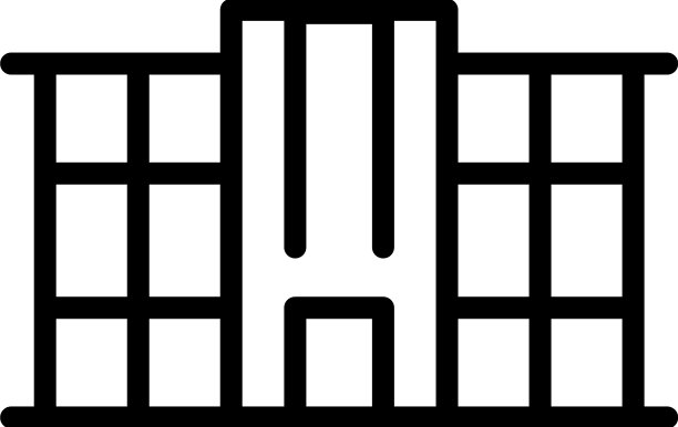 汽车商务大厦icon轮廓现代图片下载