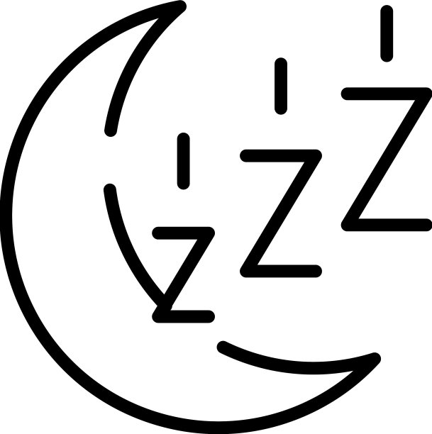 休息睡觉图标轮廓健身健身房图片下载