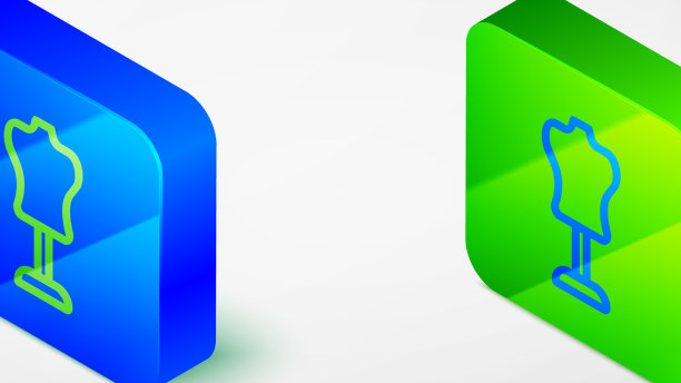 灰色孤立的等距线人体模型图标图片下载