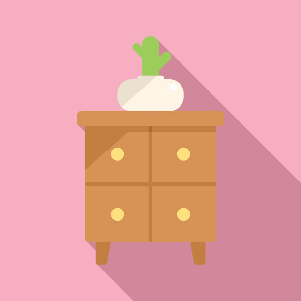 舒适的家庭抽屉图标平坦的房子椅子图片下载