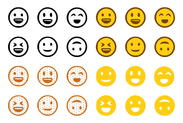 白色涂鸦风格的表情包图片下载