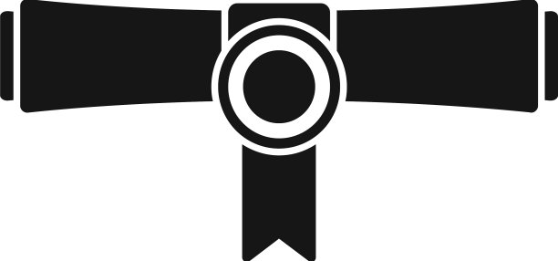 硕士文凭卷图标简单的学位图片下载