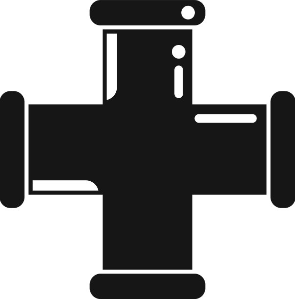 横管图标简单输水管道图片下载