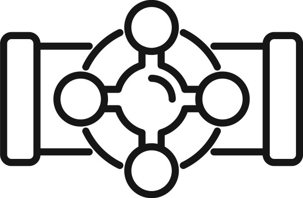 管道阀门轮廓水管图标图片下载