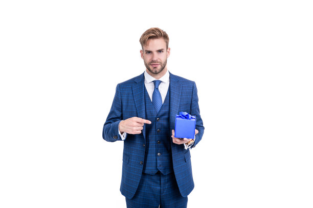 男人指责商业回报。次的问候。商人图片下载