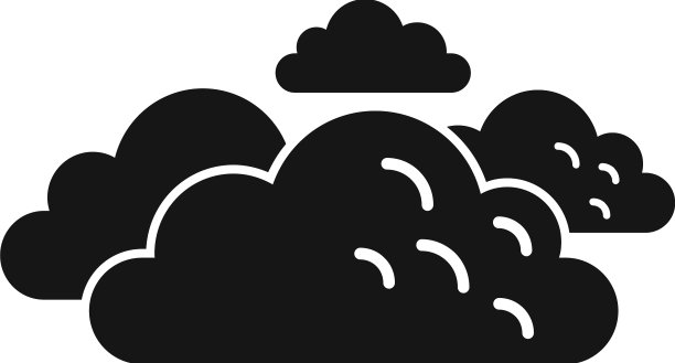 云的天空图标简单预报晴天图片下载