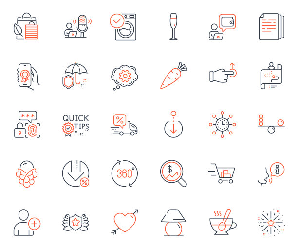 商业图标设置包括图标作为世界时间图片下载