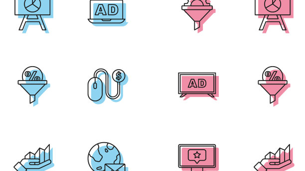 用星形饼图信息图设置线监视器图片下载