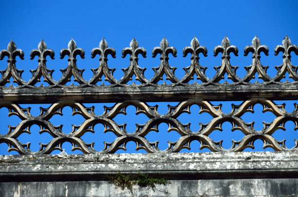 巴塔利亚修道院的檐口图片下载