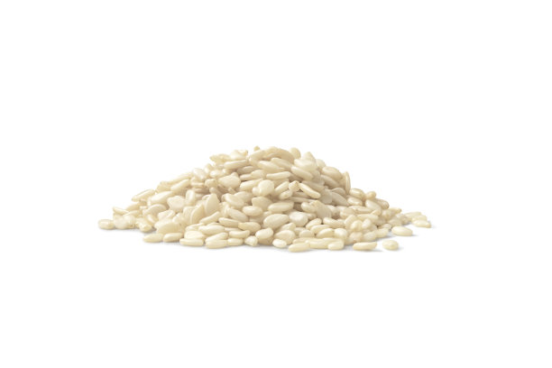 一堆白芝麻的特写图片下载