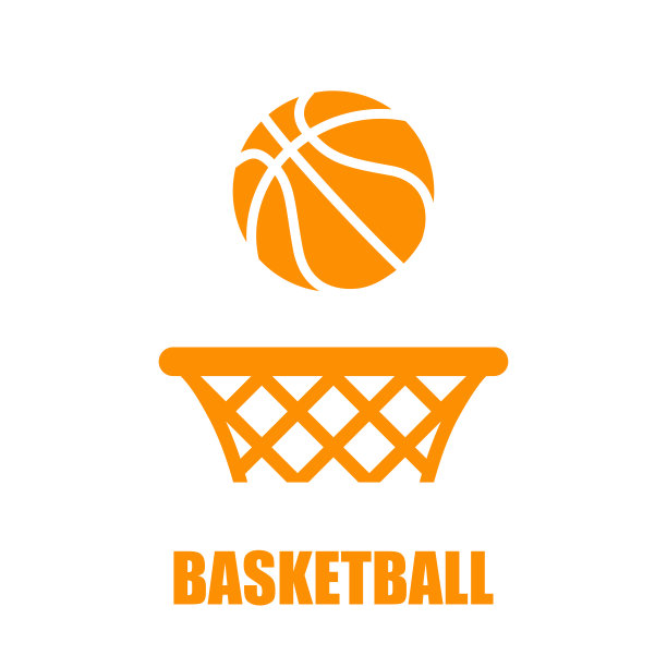 篮球，篮球球门概念象形图标图片下载