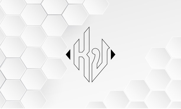 字母KJ或JK商业标志模板的任何业务图片下载