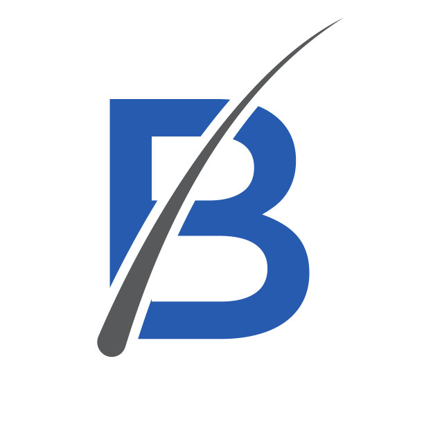 头发处理标志b字母模板图片下载