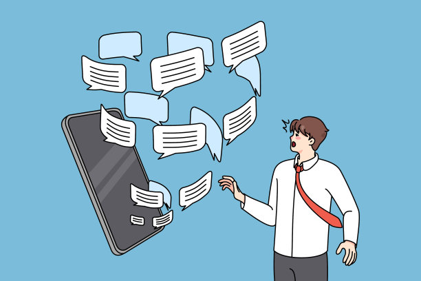 男人被电子邮件通知淹没了图片下载