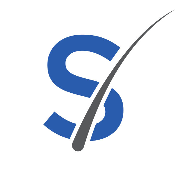 字母模板上的头发处理标志图片下载