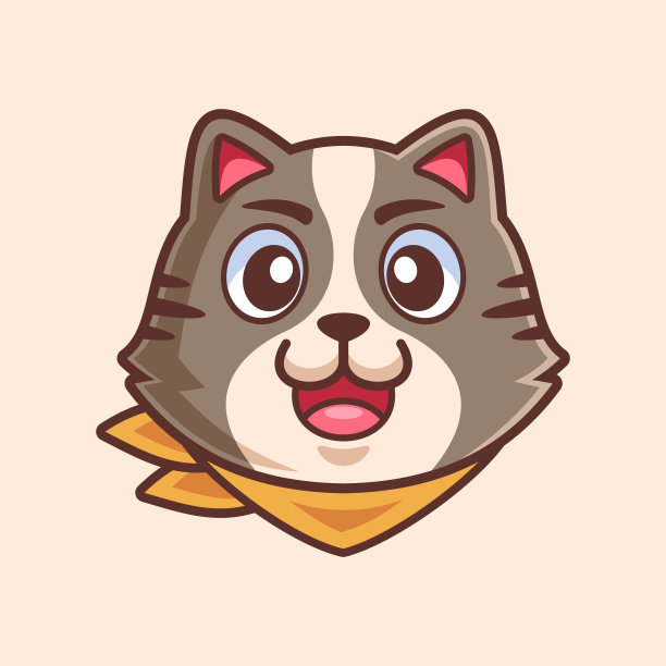 可爱猫咪卡通头像图片下载