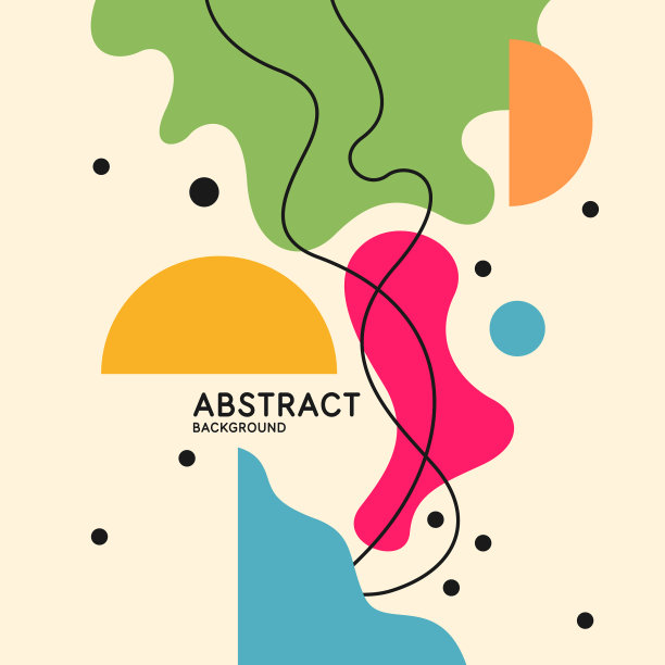 构图具有抽象的几何形状图片下载