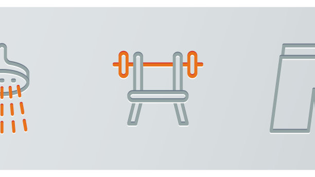 设置线短或长裤淋浴和长凳与图片下载