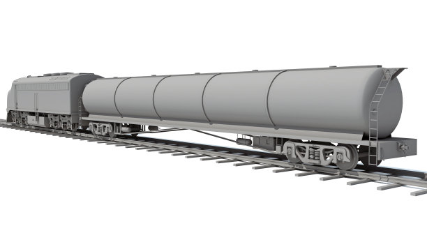 在白色背景上3D渲染坦克车图片下载