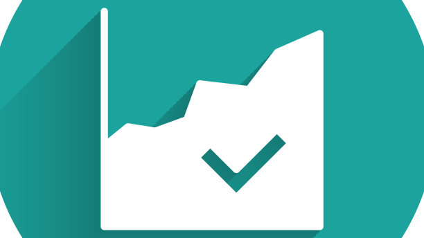 白色金融增长增长图标孤立与图片下载