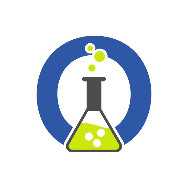 字母O实验室标志概念科学，保健，医疗，实验室，化学和自然符号图片下载