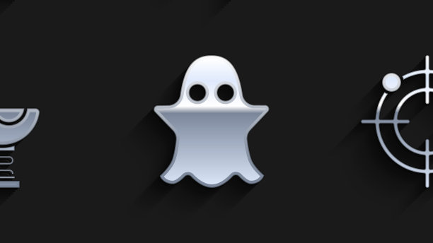 设置幽灵复古自行车与一个大轮子和图片下载