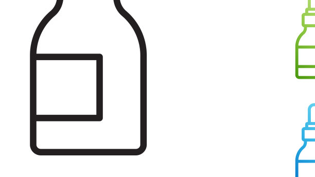 黑线胡子和小胡子护理油瓶图片下载