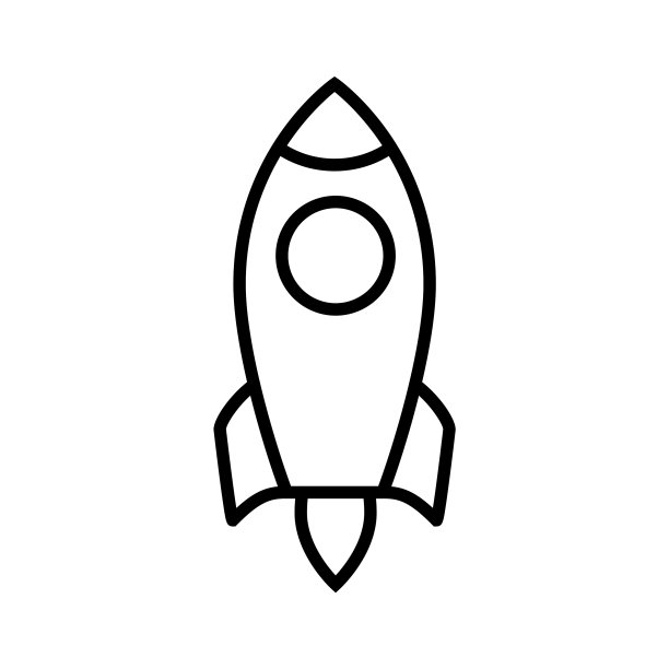 太空火箭图标图片下载