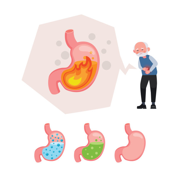病字胃痛图片下载