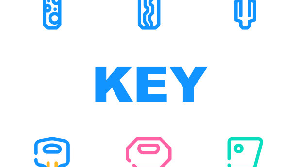 钥匙打开和关闭挂锁图标设置图片下载