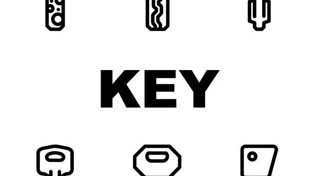 钥匙打开和关闭挂锁图标设置图片下载