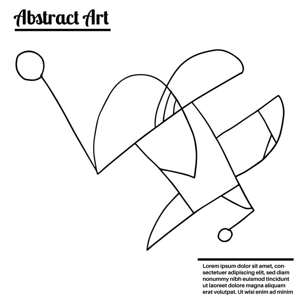 幻想狂乱涂鸦几何图形背景。文摘卡片图片下载