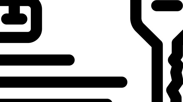 地图键线图标图片下载