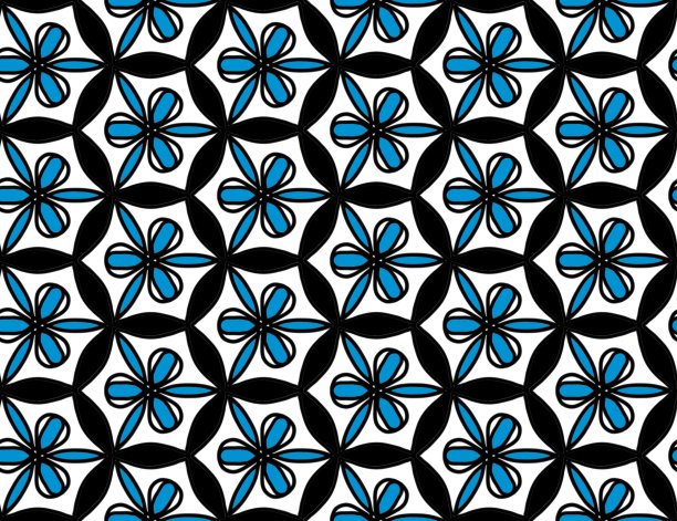 无缝的几何图案。抽象的背景。手绘插图图片下载