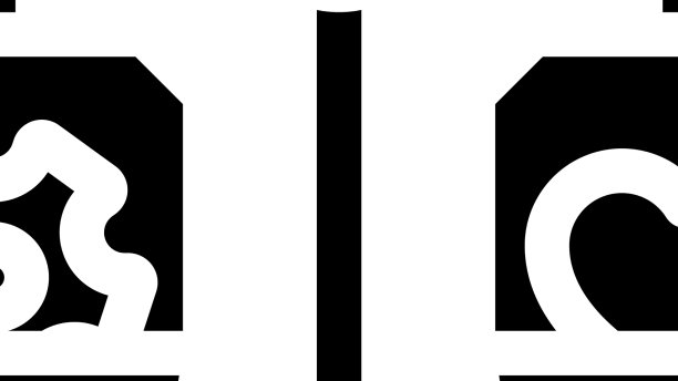 平衡工作和生活任务字形图标图片下载