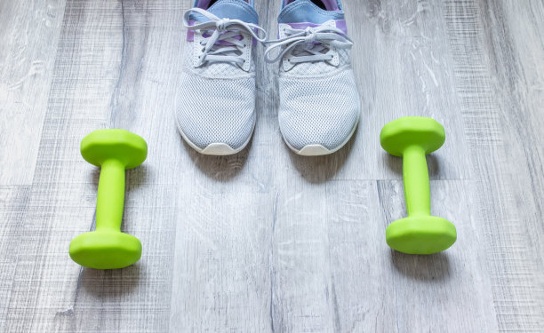 室内运动器材。图片下载