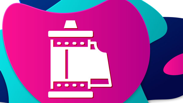 彩色相机复古胶卷卷墨盒图标图片下载