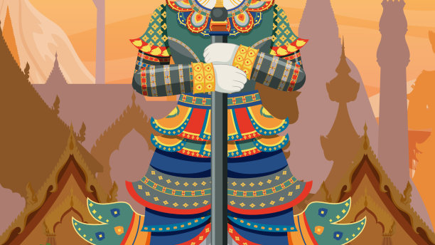 泰国曼谷地标标志横幅图片下载