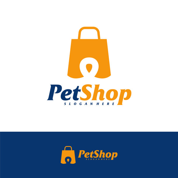 宠物店标志设计模板宠物标志概念图片下载