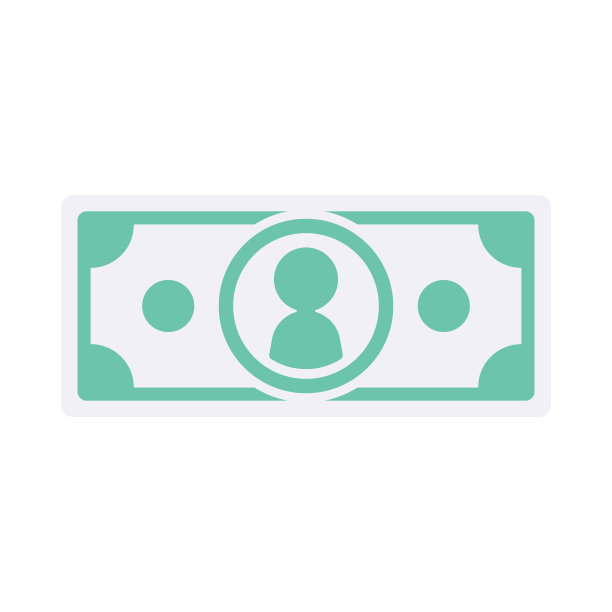 卡通纸币，抽象无脸头像图片下载