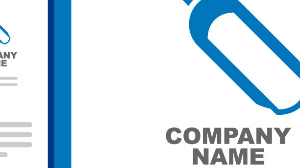 蓝色勺面粉图标孤立在白色背景图片下载