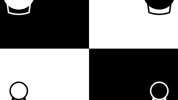 设置烧酒瓶图标孤立在黑色和白色图片下载