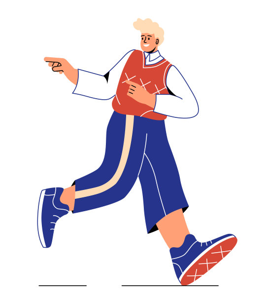 人们指着什么东西图片下载