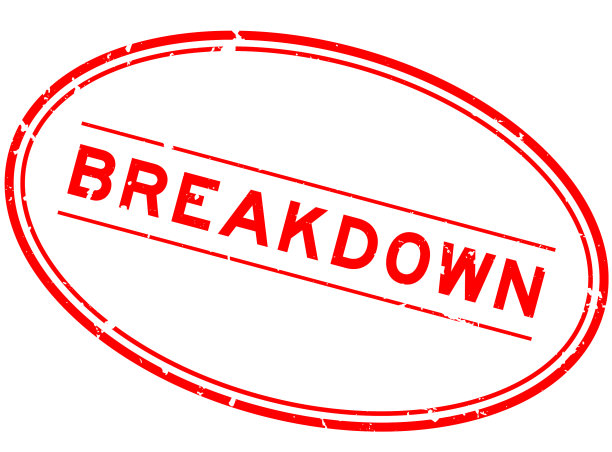 垃圾红击穿字椭圆形橡胶印章图片下载